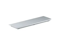Aluminum drain cover for 60" x 32" shower base