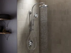 Arch shower column