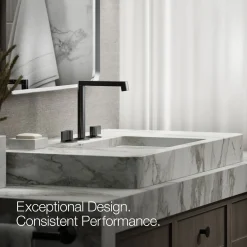 Bathroom sink faucet spout with Row design, 1.2 gpm