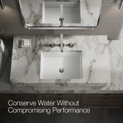 Bathroom sink faucet spout with Row design, 1.2 gpm