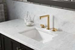 Bathroom sink faucet spout with Row design, 1.2 gpm
