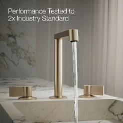 Bathroom sink faucet spout with Row design, 1.2 gpm