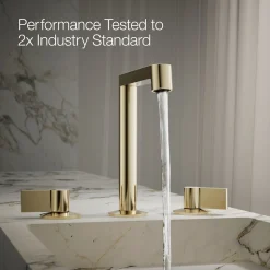 Bathroom sink faucet spout with Row design, 1.2 gpm