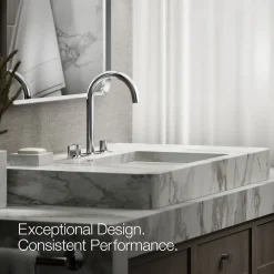 Bathroom sink faucet spout with Tube design, 1.2 gpm