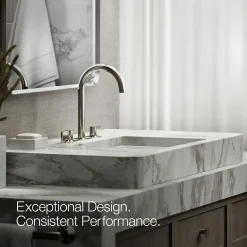 Bathroom sink faucet spout with Tube design, 1.2 gpm