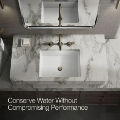 Bathroom sink faucet spout with Tube design, 1.2 gpm
