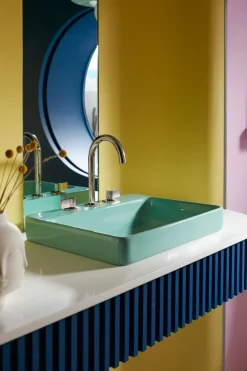 Bathroom sink faucet spout with Tube design, 1.2 gpm