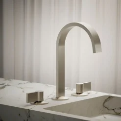 Bathroom sink faucet spout with Ribbon design, 1.2 gpm