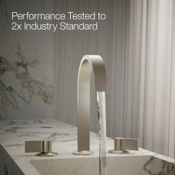 Bathroom sink faucet spout with Ribbon design, 1.2 gpm