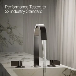 Bathroom sink faucet spout with Ribbon design, 1.2 gpm