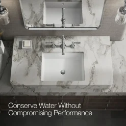 Bathroom sink faucet spout with Column design, 1.2 gpm
