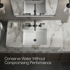 Bathroom sink faucet spout with Column design, 1.2 gpm