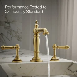 Bathroom sink faucet spout with Column design, 1.2 gpm