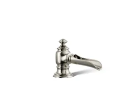Bathroom sink faucet spout with Flume design, 1.2 gpm