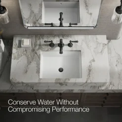 Bathroom sink faucet spout with Bell design, 1.2 gpm