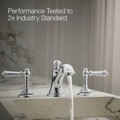 Bathroom sink faucet spout with Bell design, 1.2 gpm