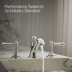 Bathroom sink faucet spout with Bell design, 1.2 gpm