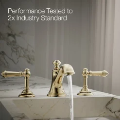 Bathroom sink faucet spout with Bell design, 1.2 gpm