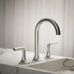 Bathroom sink faucet spout with Cane design, 1.2 gpm