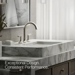 Bathroom sink faucet spout with Cane design, 1.2 gpm