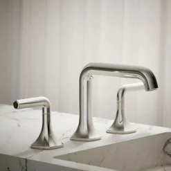 Bathroom sink faucet spout with Straight design, 1.2 gpm