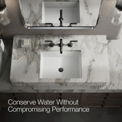 Bathroom sink faucet spout with Straight design, 1.2 gpm