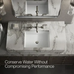 Bathroom sink faucet spout with Straight design, 1.2 gpm