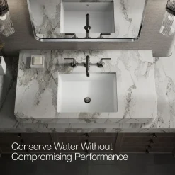 Bathroom sink faucet spout with Straight design, 1.2 gpm
