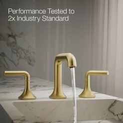 Bathroom sink faucet spout with Straight design, 1.2 gpm