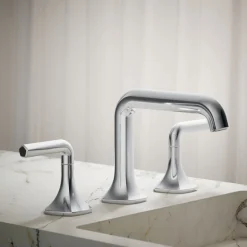 Bathroom sink faucet spout with Straight design, 1.2 gpm