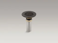 Brass sink drain and strainer with tailpiece for 3-1/2