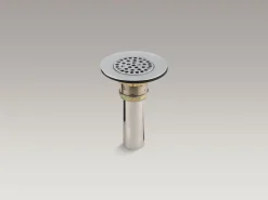 Brass sink drain and strainer with tailpiece for 3-1/2