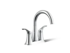 Centerset bathroom sink faucet, 0.5 gpm