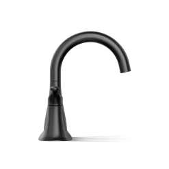 Centerset bathroom sink faucet, 0.5 gpm