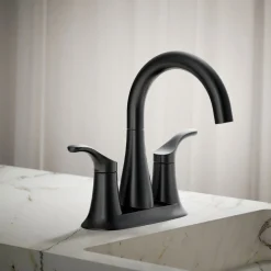 Centerset bathroom sink faucet, 1.2 gpm
