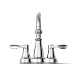 Centerset bathroom sink faucet, 1.2 gpm