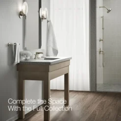 Centerset bathroom sink faucet, 1.2 gpm