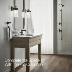 Centerset bathroom sink faucet, 1.2 gpm