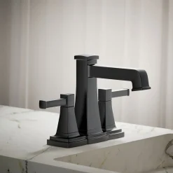 Centerset bathroom sink faucet, 1.2 gpm