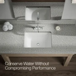 Centerset bathroom sink faucet, 1.2 gpm