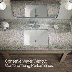 Centerset bathroom sink faucet, 1.2 gpm