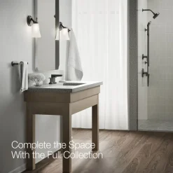 Centerset bathroom sink faucet, 1.2 gpm