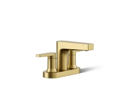 Centerset bathroom sink faucet, 1.2 gpm