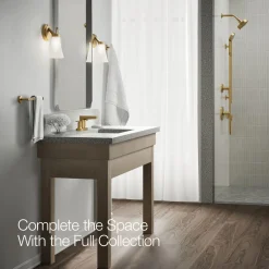 Centerset bathroom sink faucet, 1.2 gpm