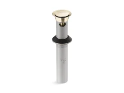 Clicker drain with overflow
