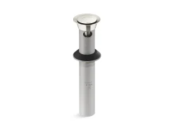 Clicker drain with overflow