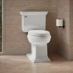 ContinuousClean ST two-piece elongated toilet with concealed trapway, 1.28 gpf