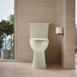 ContinuousClean tall two-piece elongated toilet, 1.28 gpf