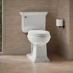 ContinuousClean two-piece elongated toilet, 1.28 gpf