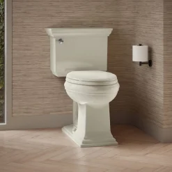 ContinuousClean two-piece elongated toilet, 1.28 gpf